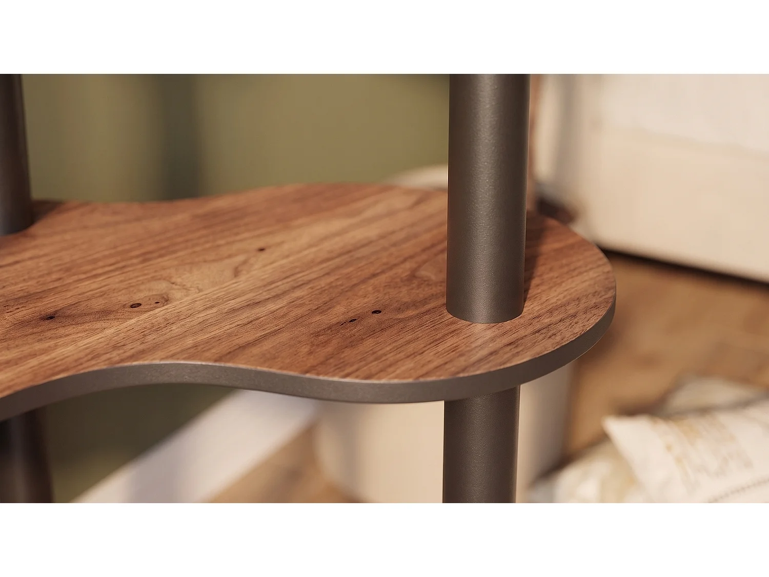 Lampes de sol - décor en noyer Bois - ALUNA