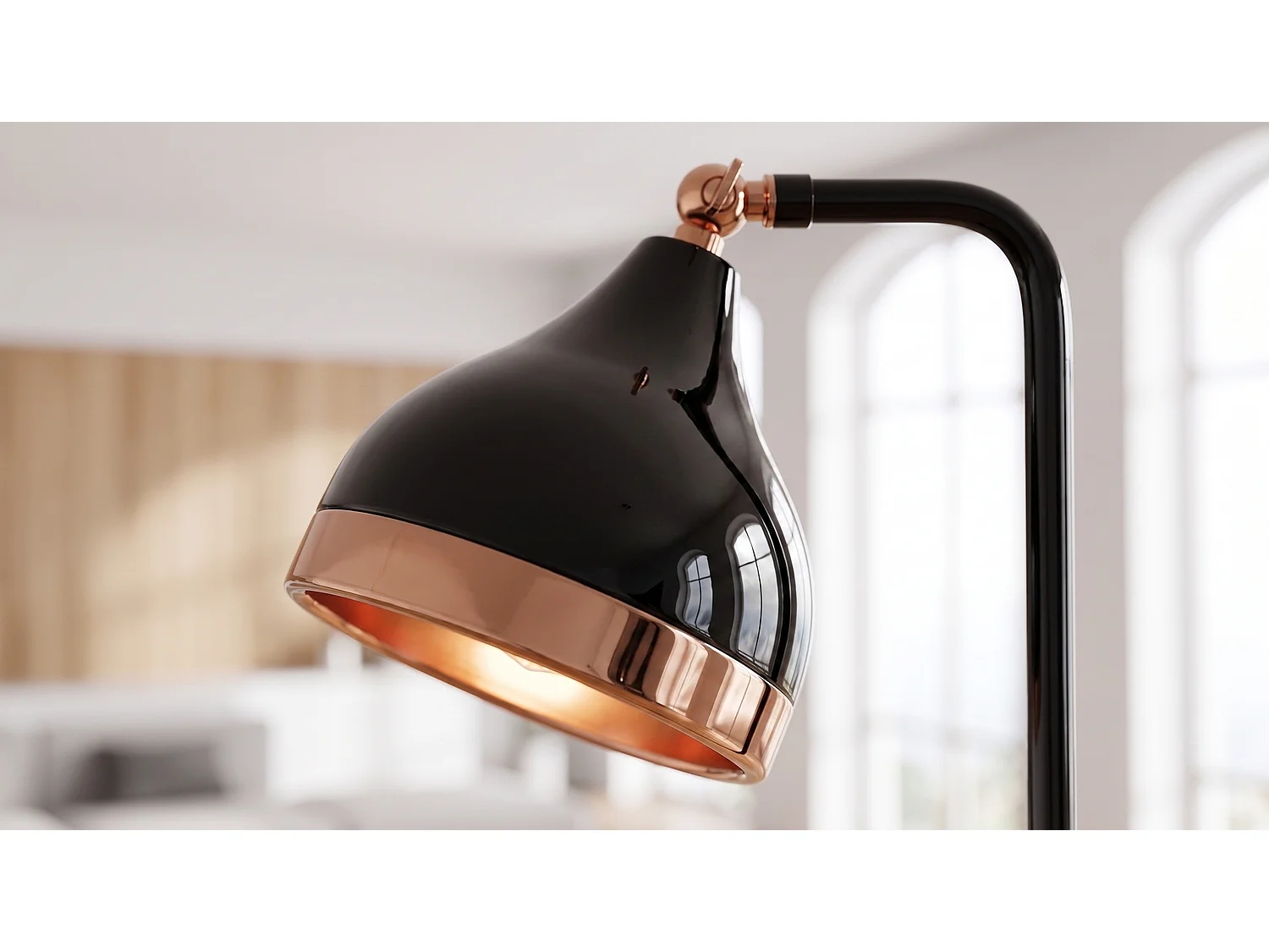 Lampes de sol - Noir métal - CIRENA