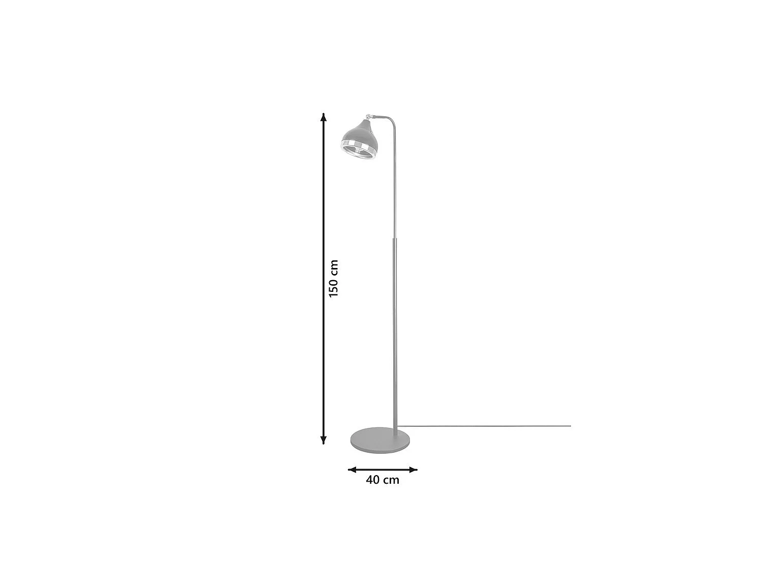 Lampes de sol - Noir métal - CIRENA