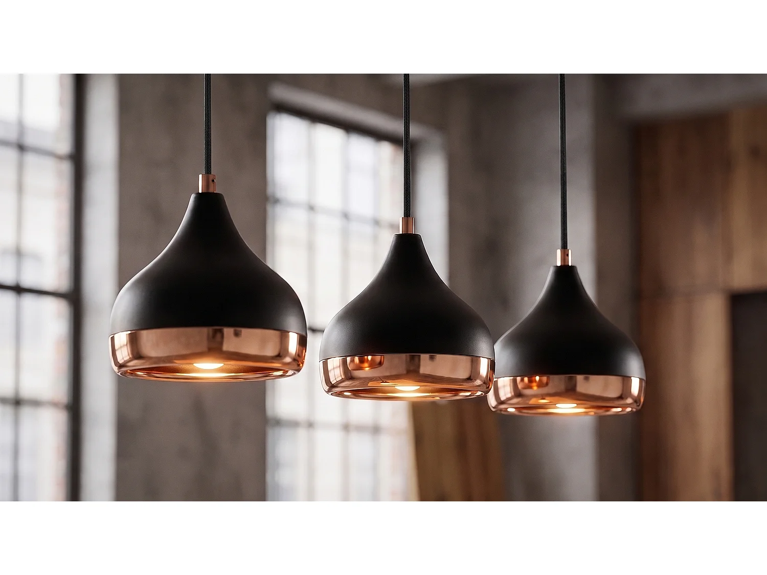 Luminaires suspendus - Noir métal - ADIGE