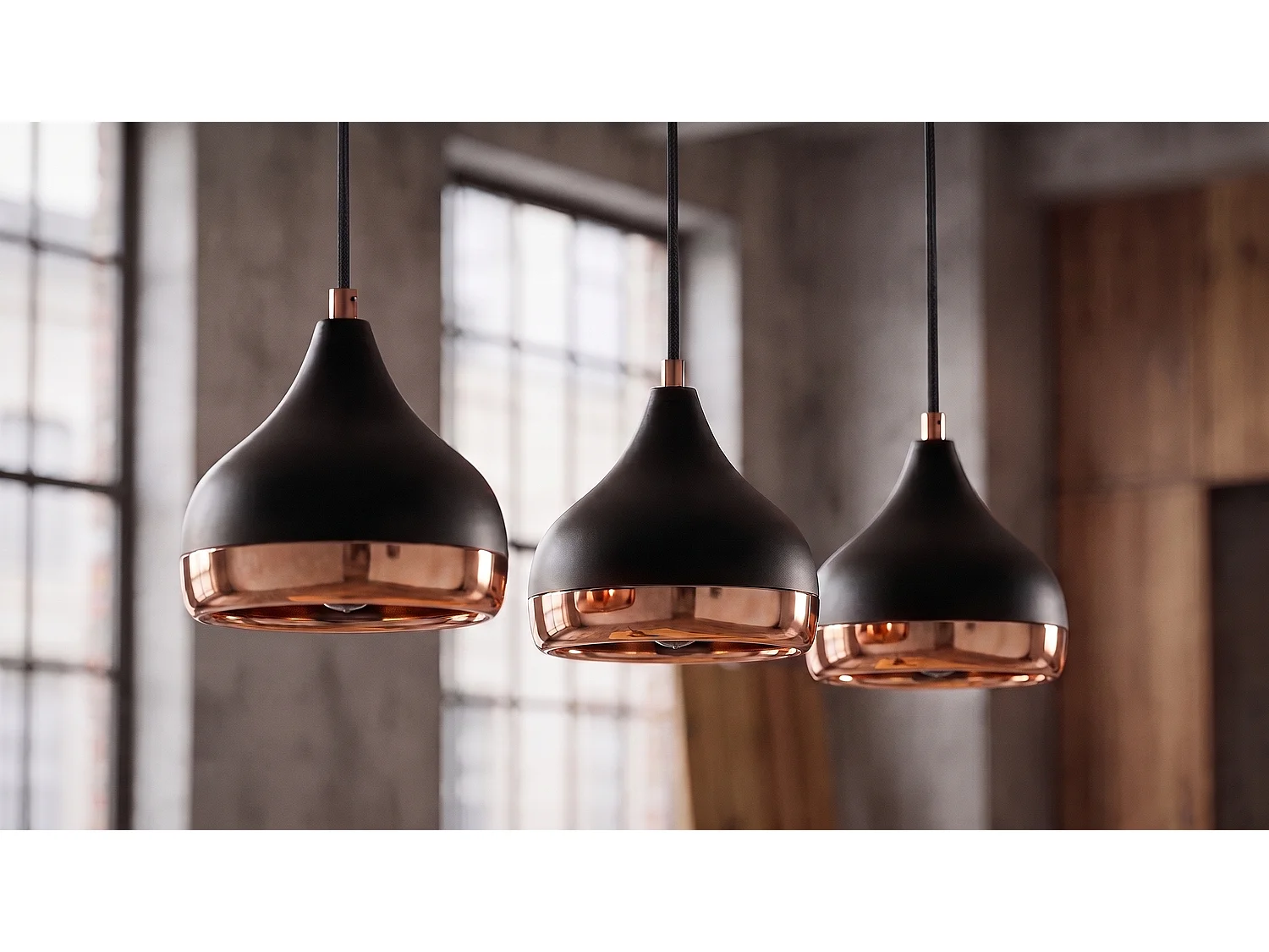 Luminaires suspendus - Noir métal - ADIGE