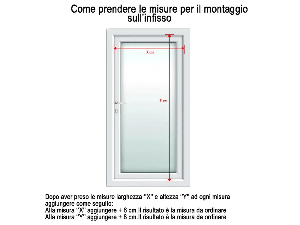 Zanzariera plissettata slim per finestra 110x150x2,5cm Telaio Bianco S25
