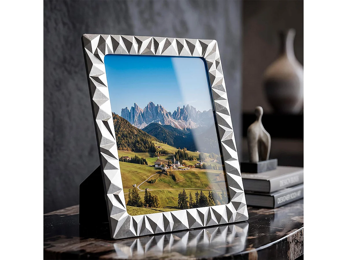 Cadre Photo Design "Prisma" 20x25cm Argent