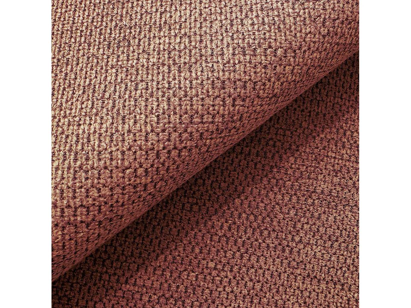 Canapé d’angle avec fonction couchage, coffre de rangement et zone de confort extra profonde en tissu structuré de haute qualité SORA