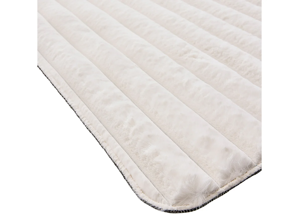 Tapis Imitation Fourrure "Boudoir" 120x170cm Naturel