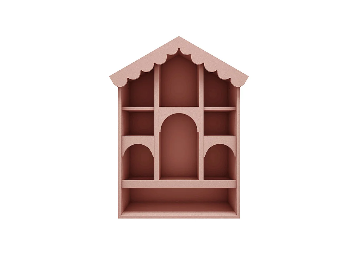 Bibliothèque Wood Luck Babushka Rose
