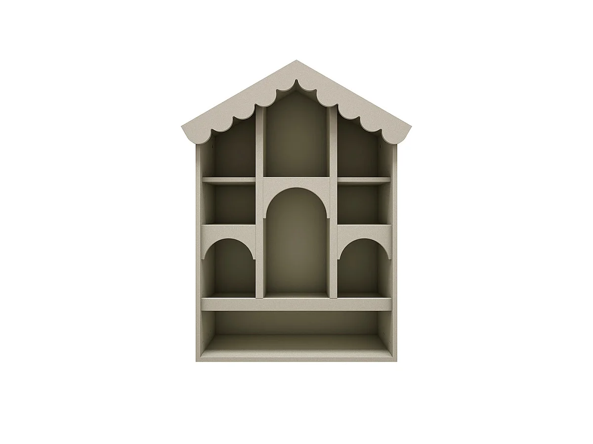 Bibliothèque Wood Luck Babushka Olive