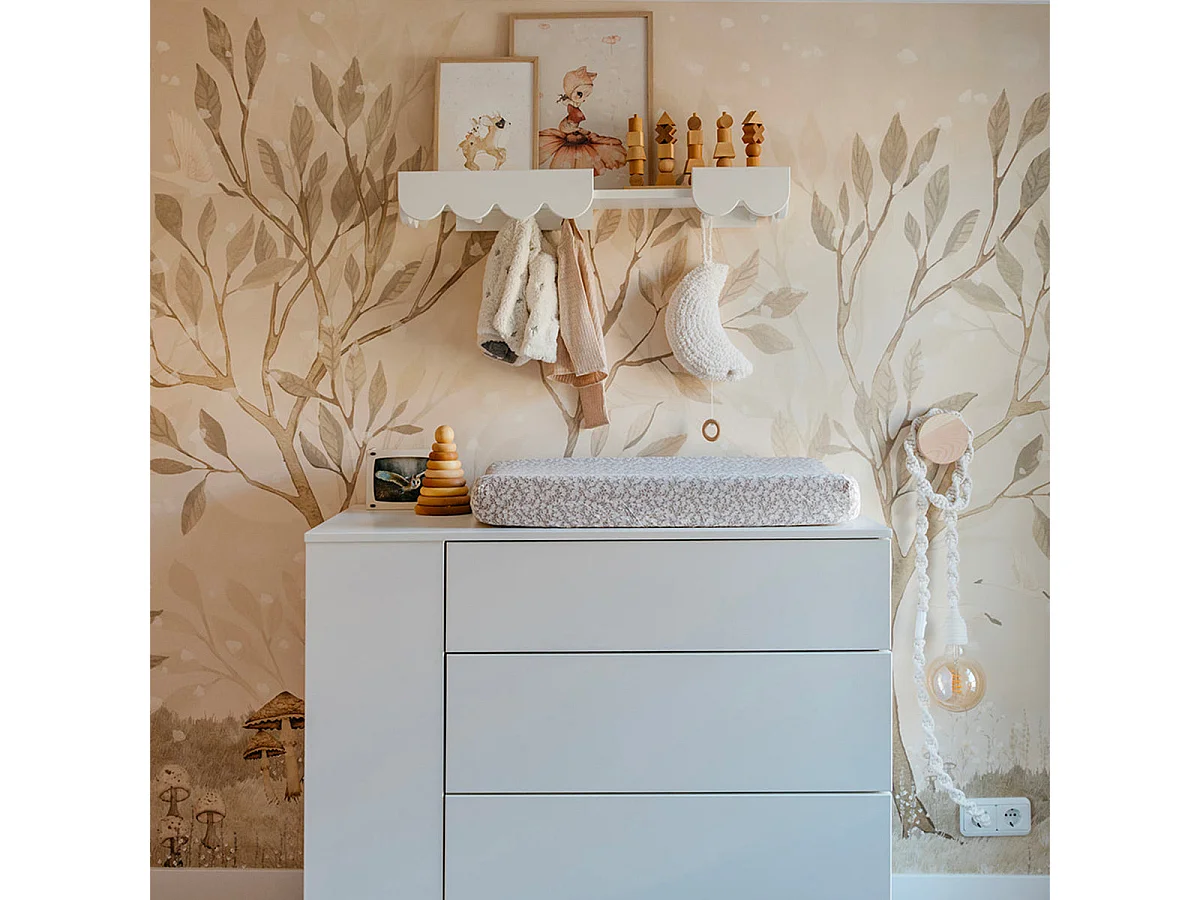 Etagère murale Wood Luck Babushka Blanc