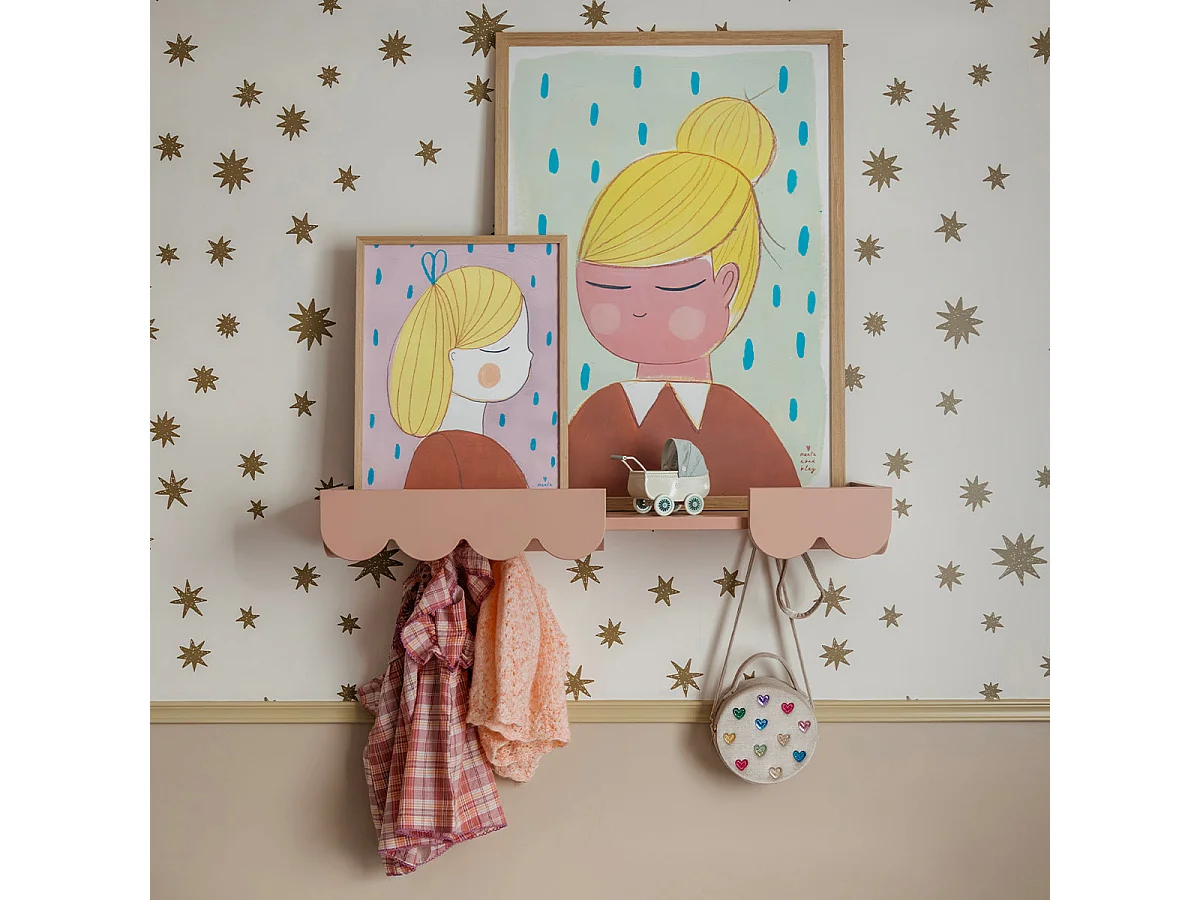 Etagère murale Wood Luck Babushka Rose