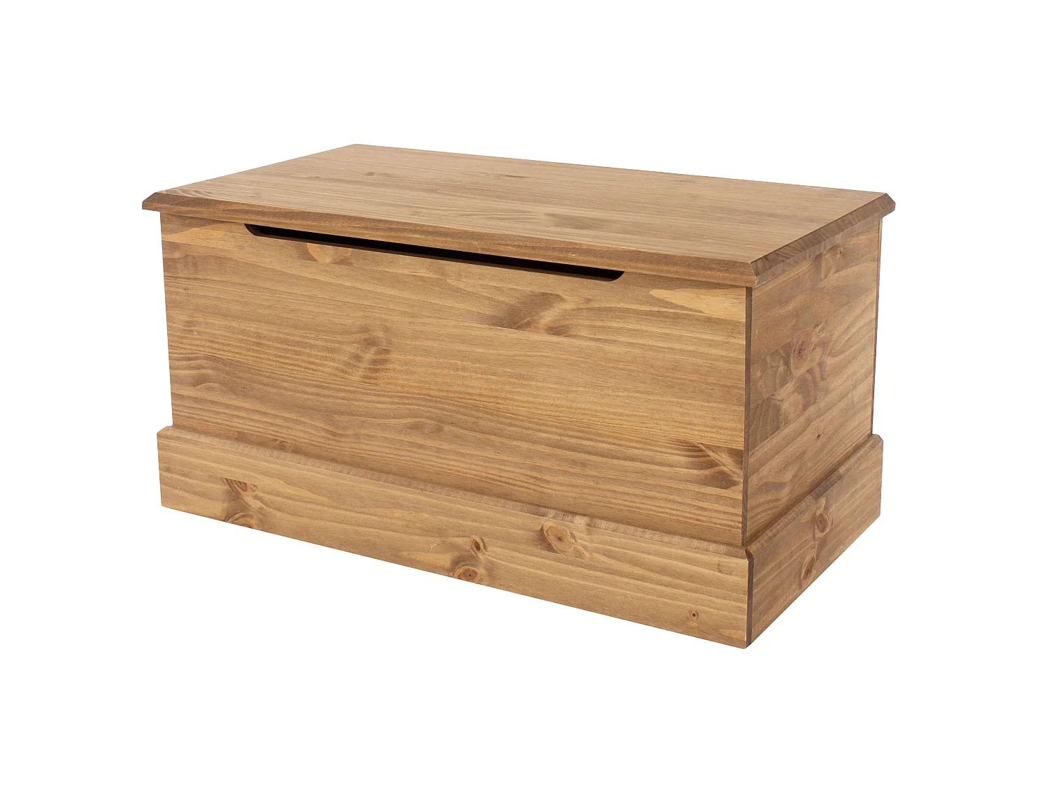 Cotswold Storage Trunk & Blanket Box, Solid Pine Wood with Rustic Wax