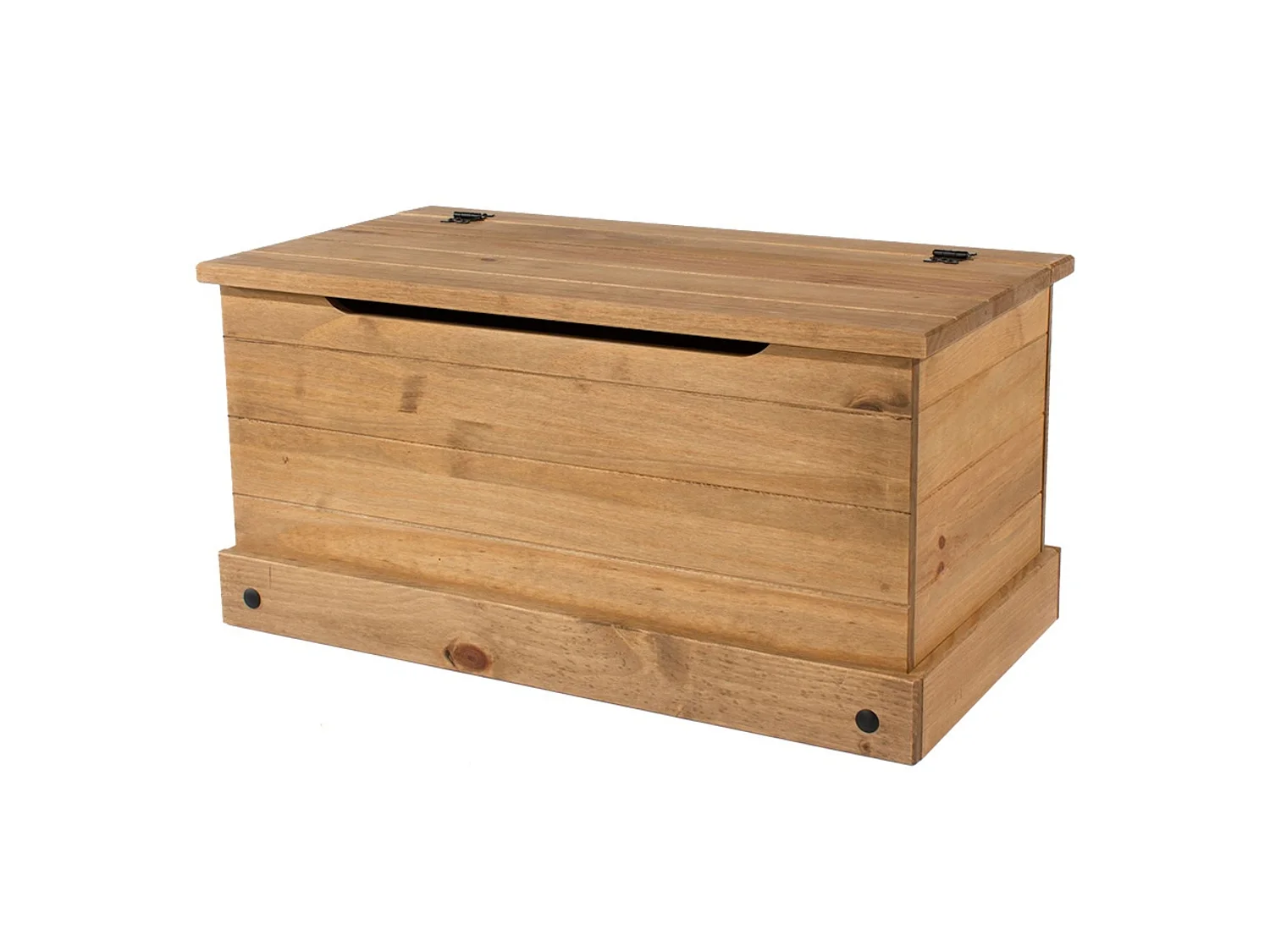 Corona Storage Chest & Blanket Blox, Solid Pine Wood with Wax Finish
