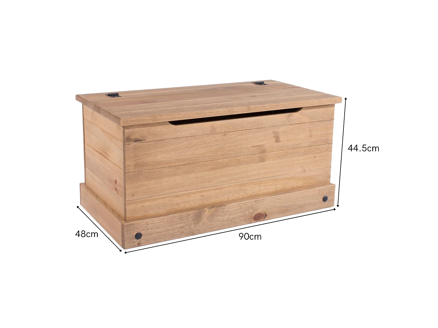 Corona Storage Chest & Blanket Blox, Solid Pine Wood with Wax Finish