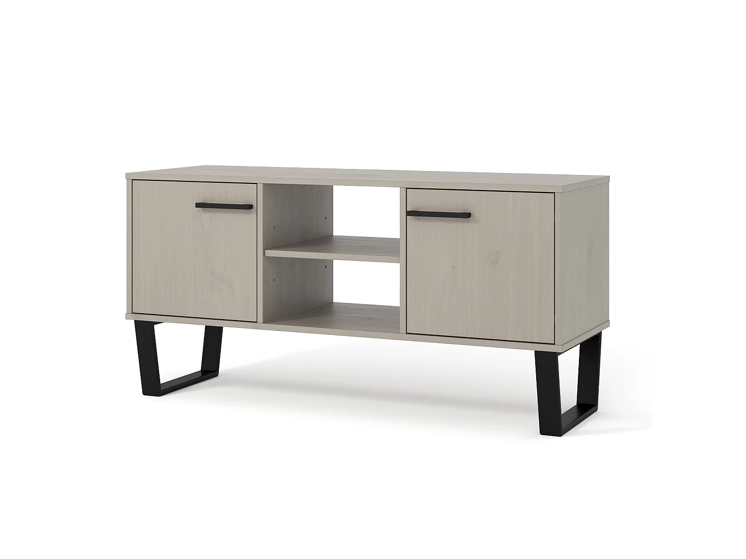 Texas Grey 2-Door Flat Screen TV Unit