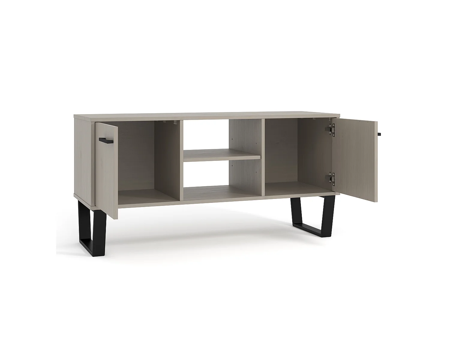 Texas Grey 2-Door Flat Screen TV Unit