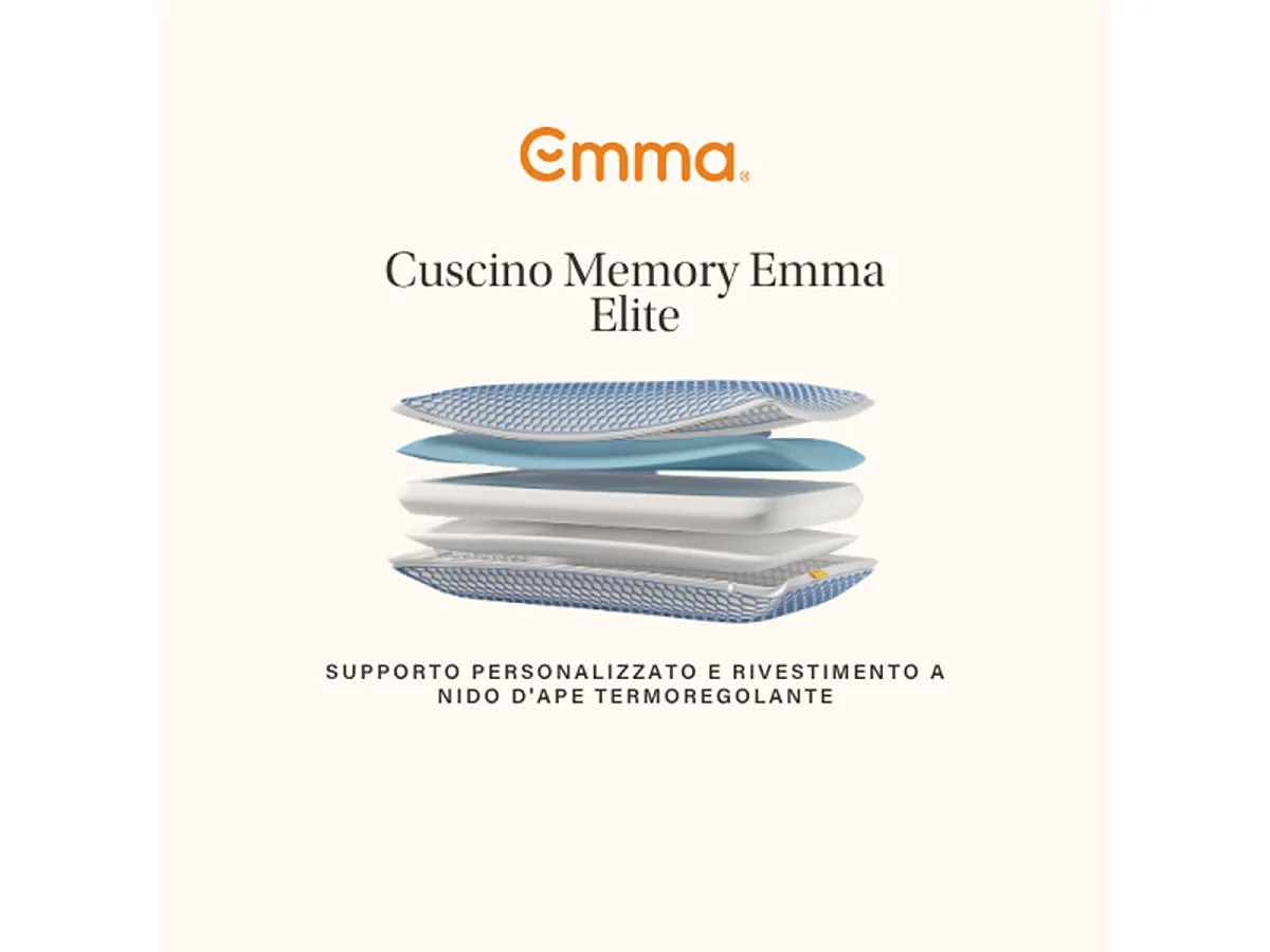 Oreiller Emma Original Adapt Elite 40 x 70 cm