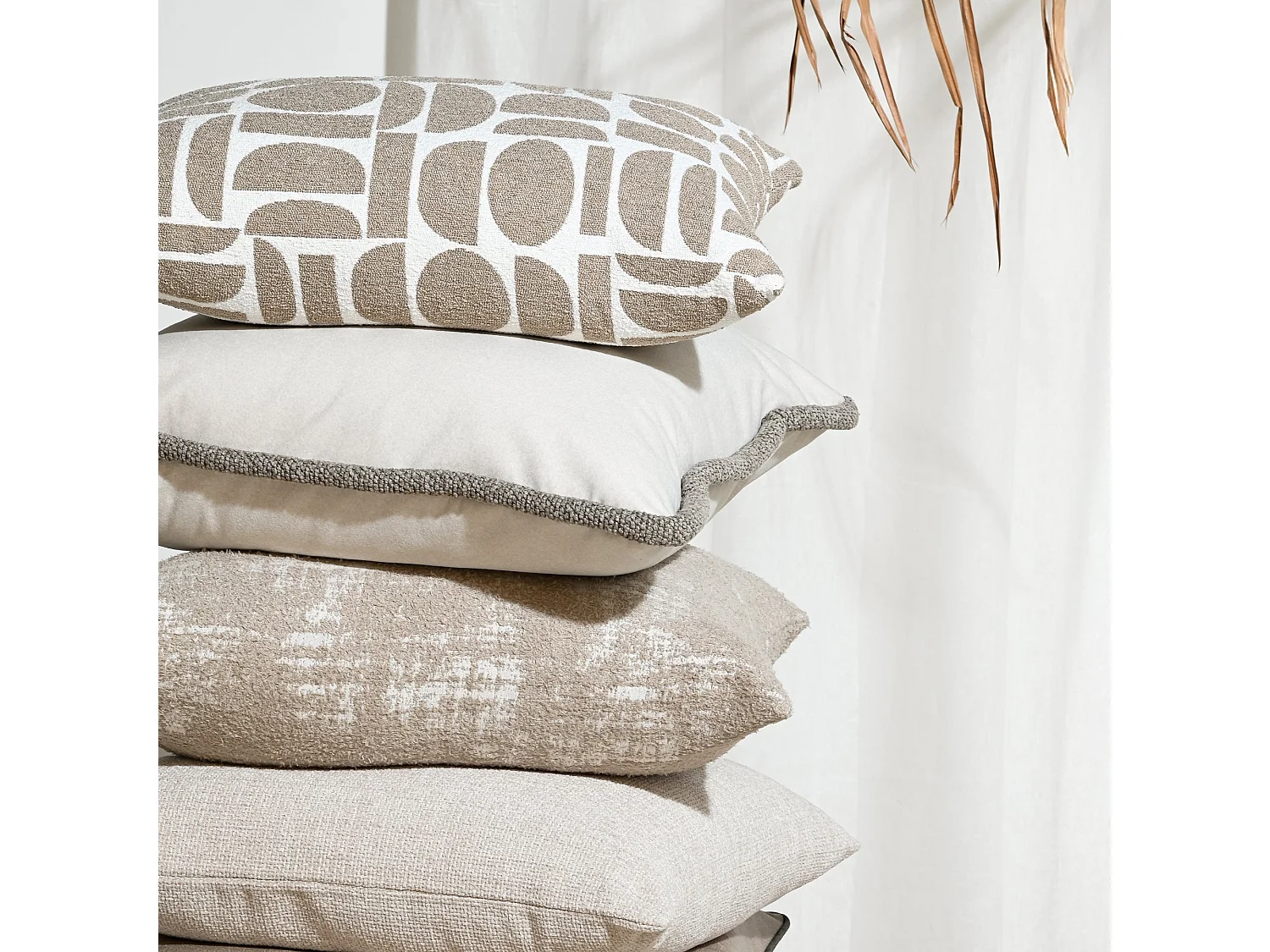 Coussin en tissu Mushroom Pop 40x60 cm