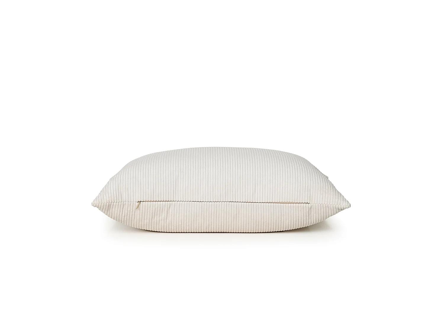 Cream - Ribfluwelen sierkussen - 40 x 60