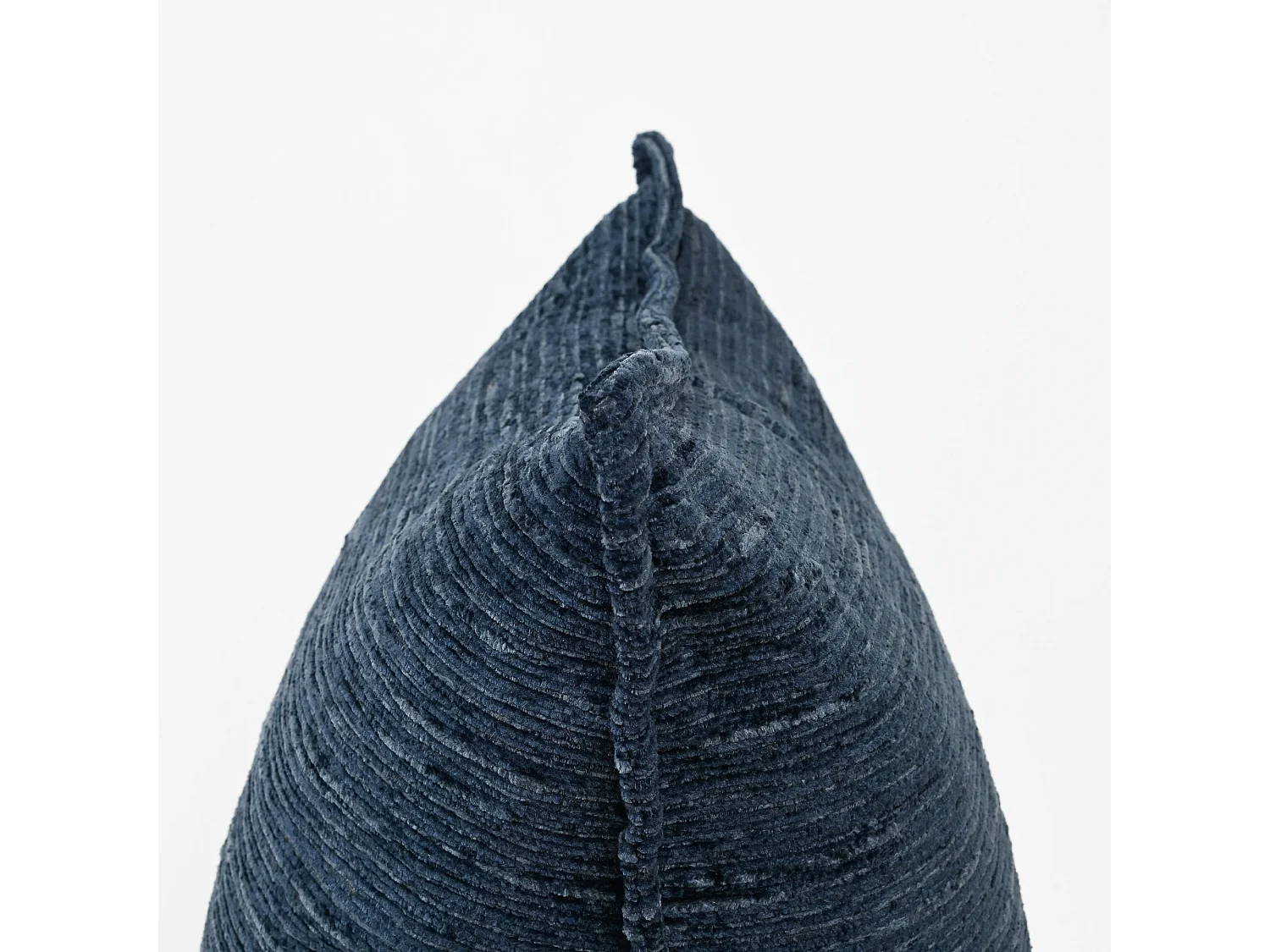 Coussin en velours Ruffled Indigo 40X60 cm