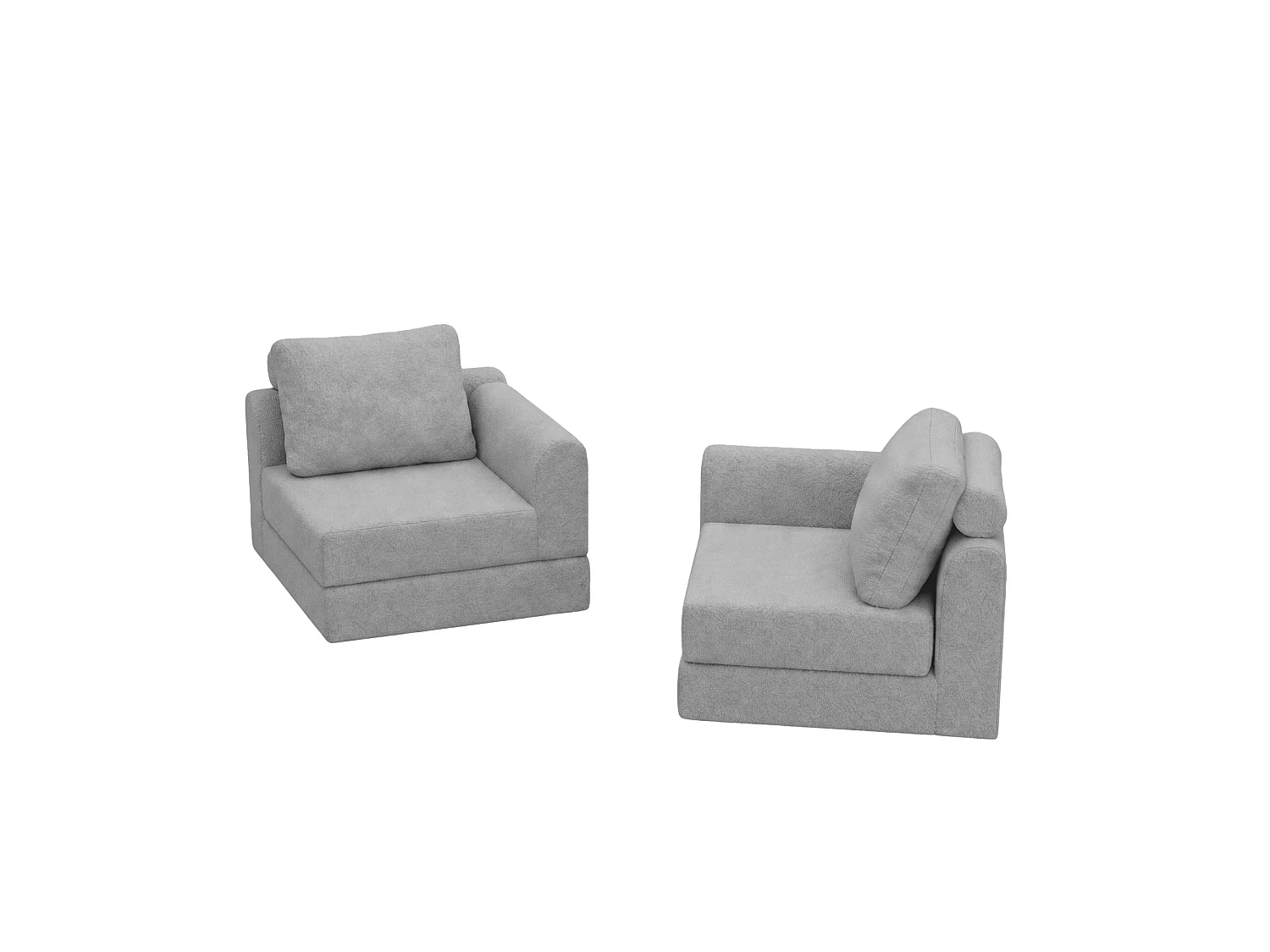 Canapé-lit convertible et pliable, fauteuil-lit multifonctionnel avec mousse à mémoire de forme et soutien dorsal,beige