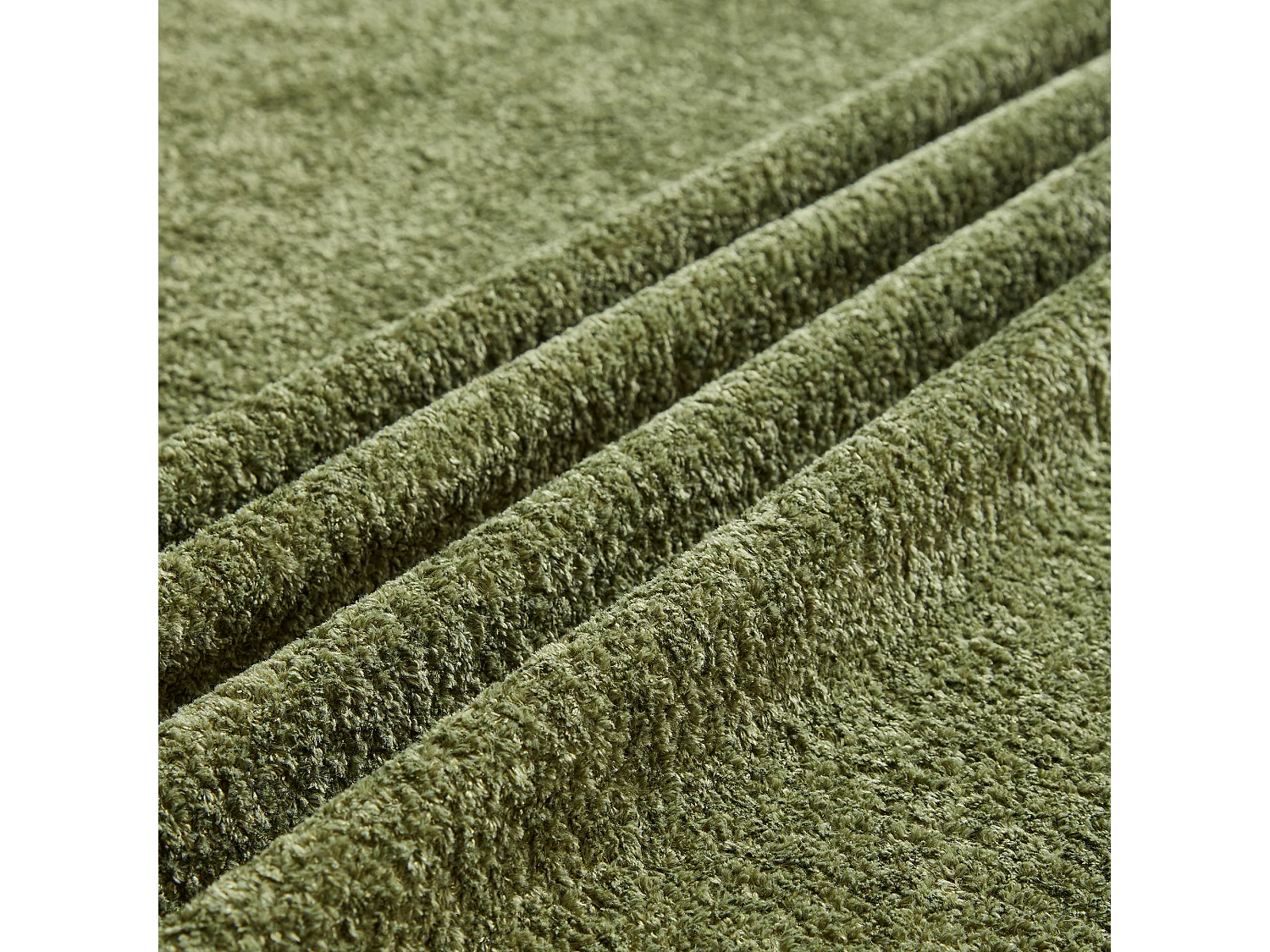 Canapé deux places, canapé pliant 2-en-1, tissu chenille, avec coussins de dossier, port USB, porte-revues, vert