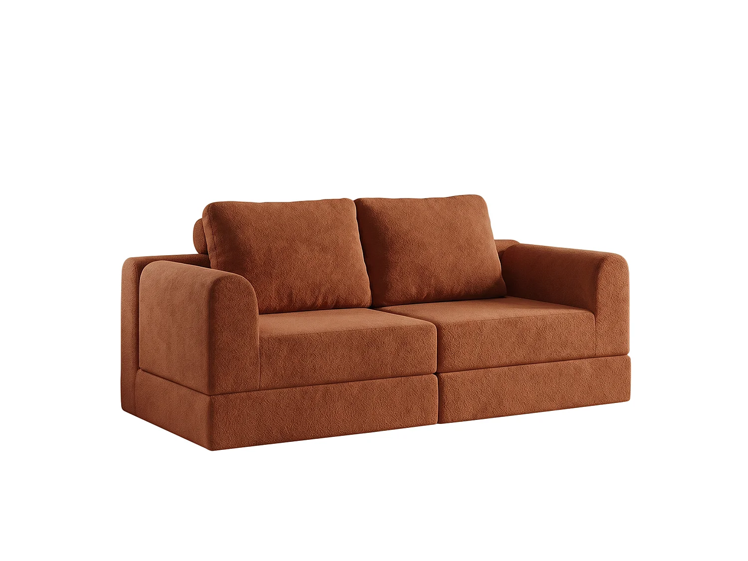 Canapé-lit convertible et pliable, fauteuil-lit multifonctionnel avec mousse à mémoire de forme et soutien dorsal,marron