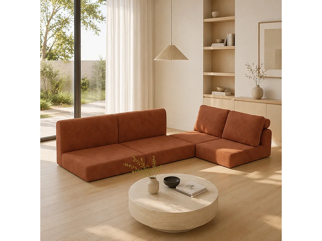 Canapé-lit convertible et pliable, fauteuil-lit multifonctionnel avec mousse à mémoire de forme et soutien dorsal,marron
