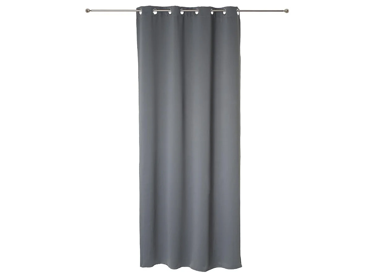 Rideau Occultant "Topa" 140x260cm Gris