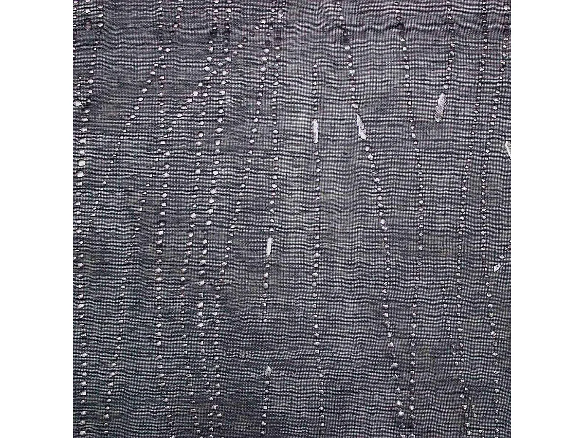 Paire de Voilages "Filiane" 45x120cm Anthracite