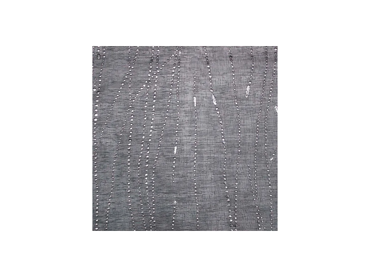 Paire de Voilages "Filiane" 60x160cm Anthracite