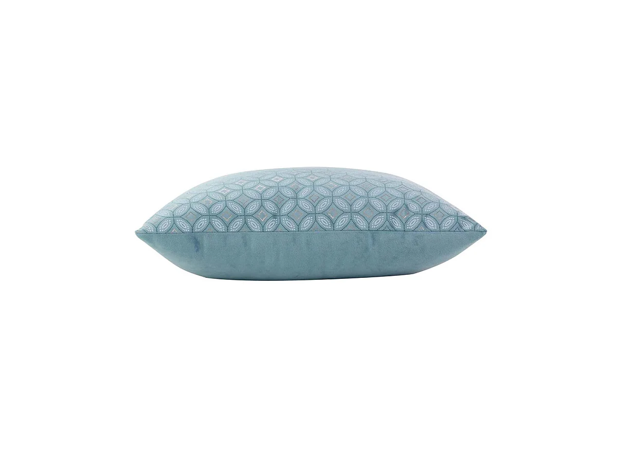 Housse de Coussin Déco "Kansas" 40x40cm Bleu