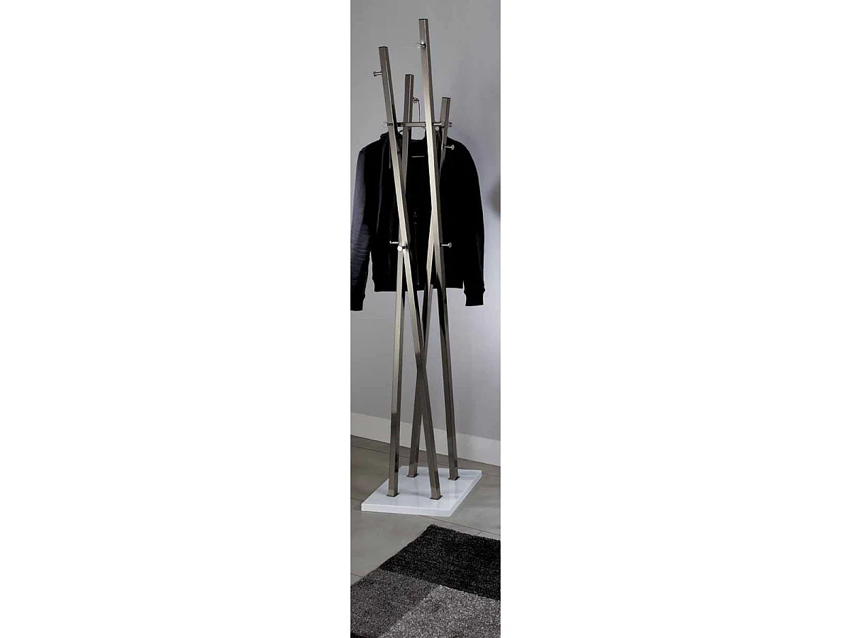 Porte-Manteau Design "Silaz" 193cm Chromé