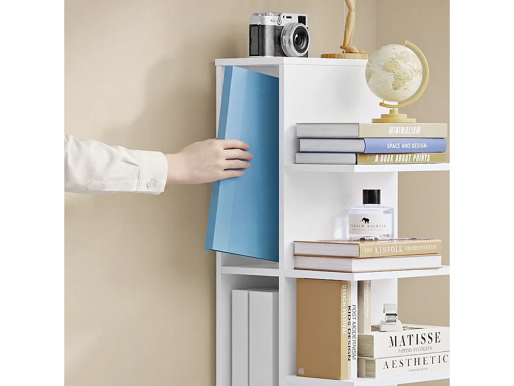 SoBuy Étagère Rangement Blanc 30x32.5x110.5cm STR14-W