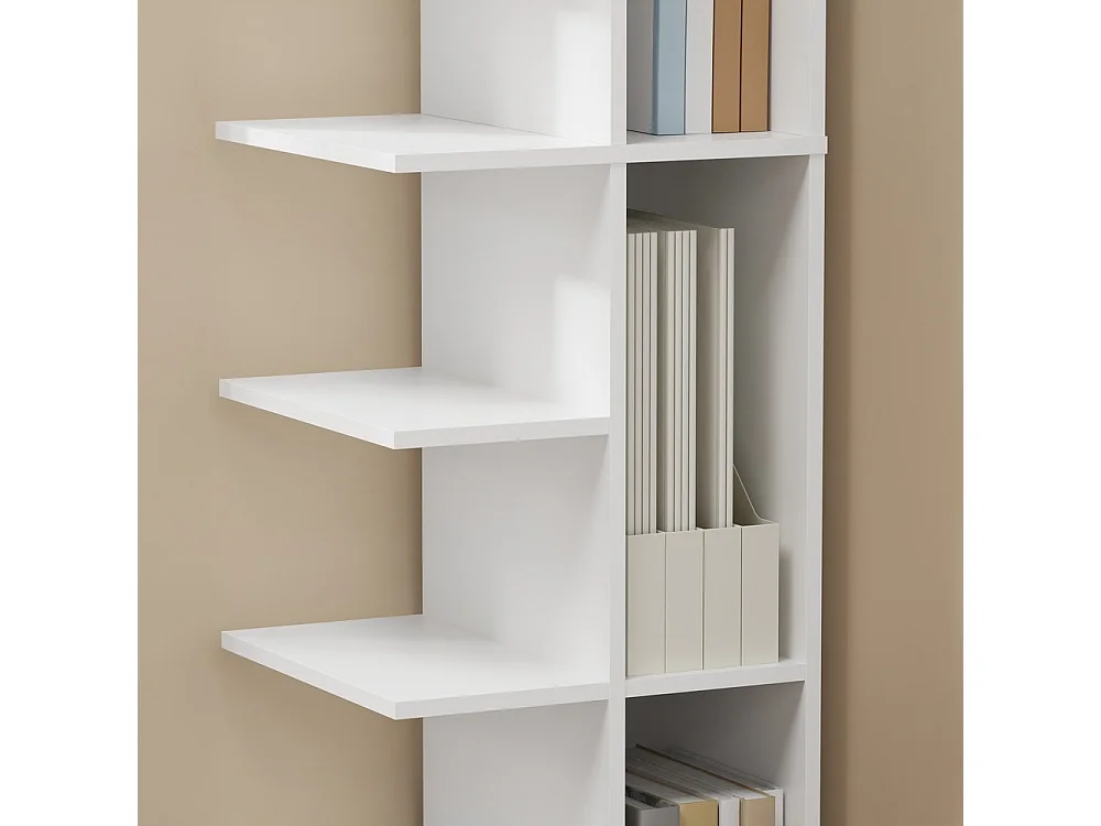 SoBuy Étagère Rangement Blanc 30x32.5x110.5cm STR14-W