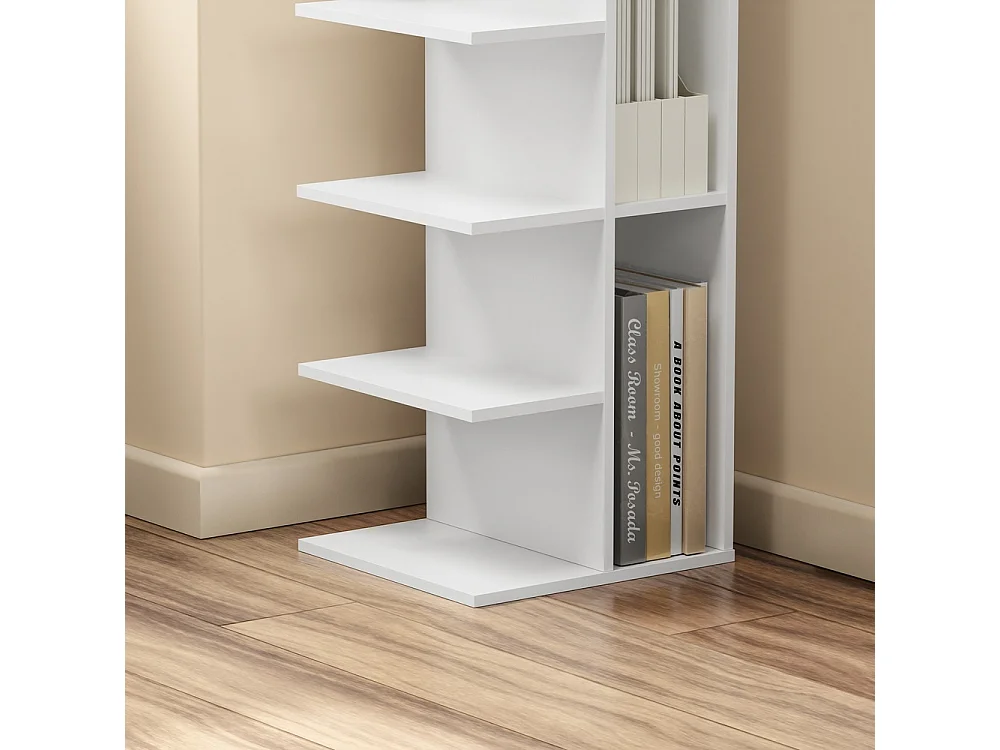 SoBuy Étagère Rangement Blanc 30x32.5x110.5cm STR14-W