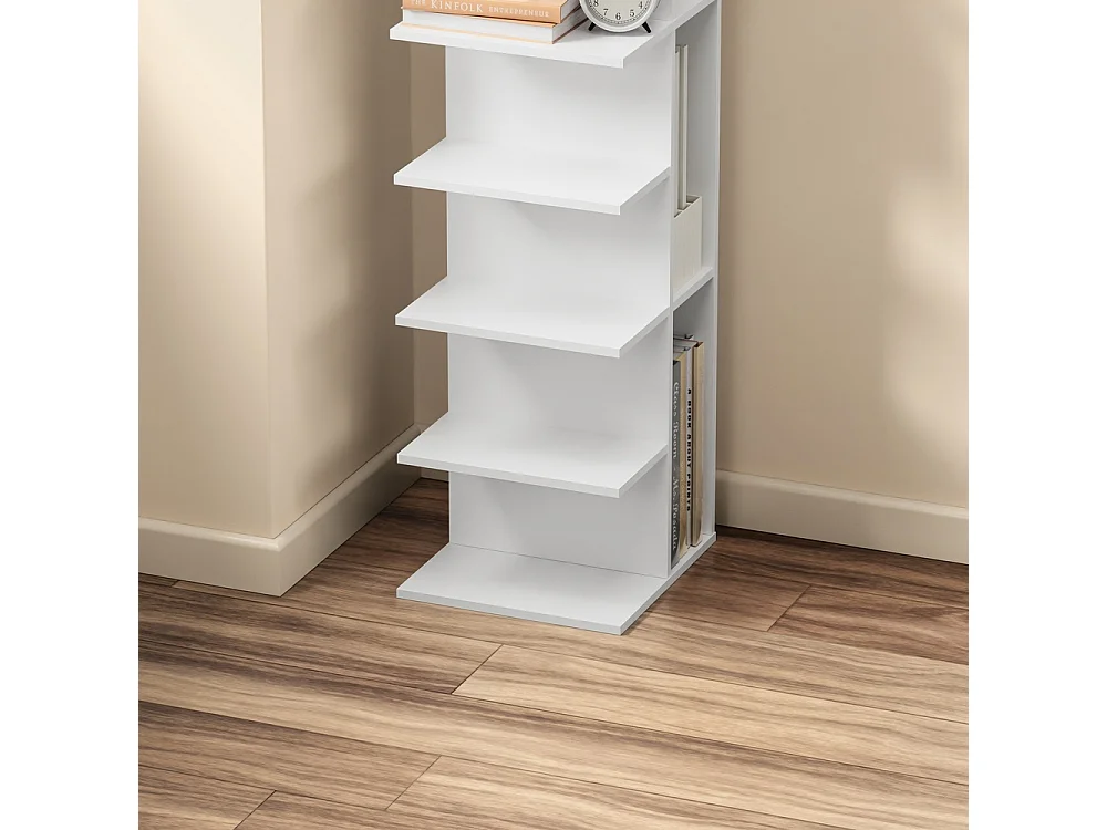 SoBuy Étagère Rangement Blanc 30x32.5x110.5cm STR14-W