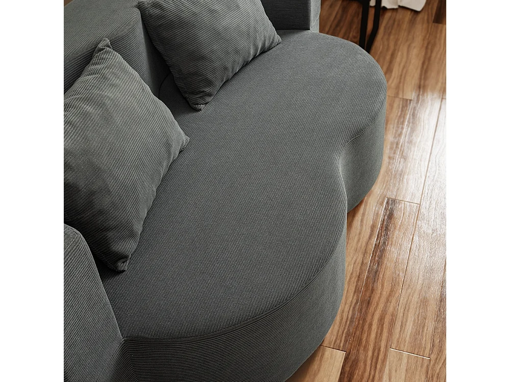 SoBuy Sofa Bed Convertible Dark Grey 177x107x32cm FST101-DG