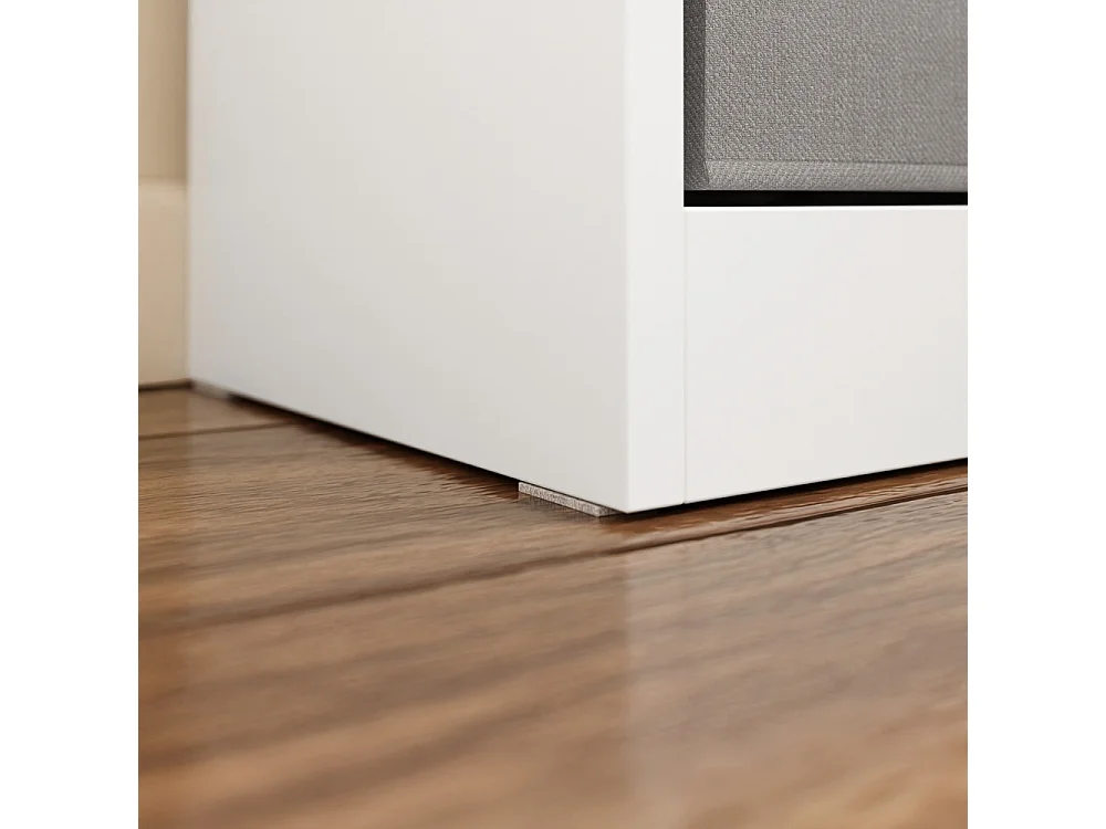 SoBuy Wardrobe Shelf White 55x25x187cm KSB02-W