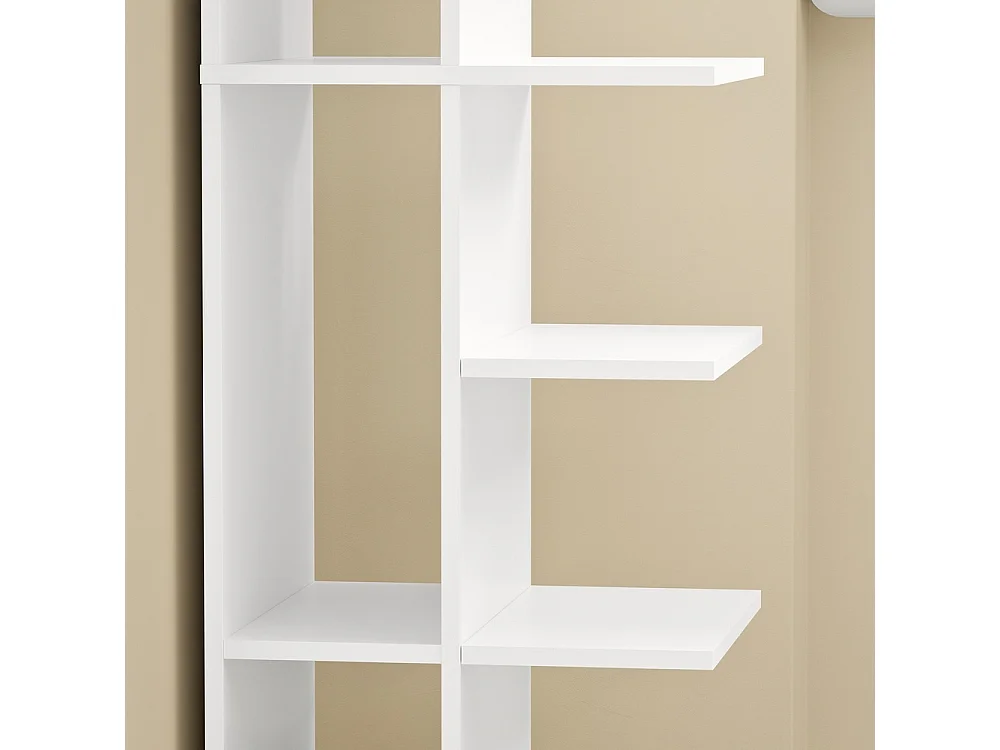 SoBuy Étagère Rangement Vertical Blanc 30x32.5x146.8cm STR14-H-W