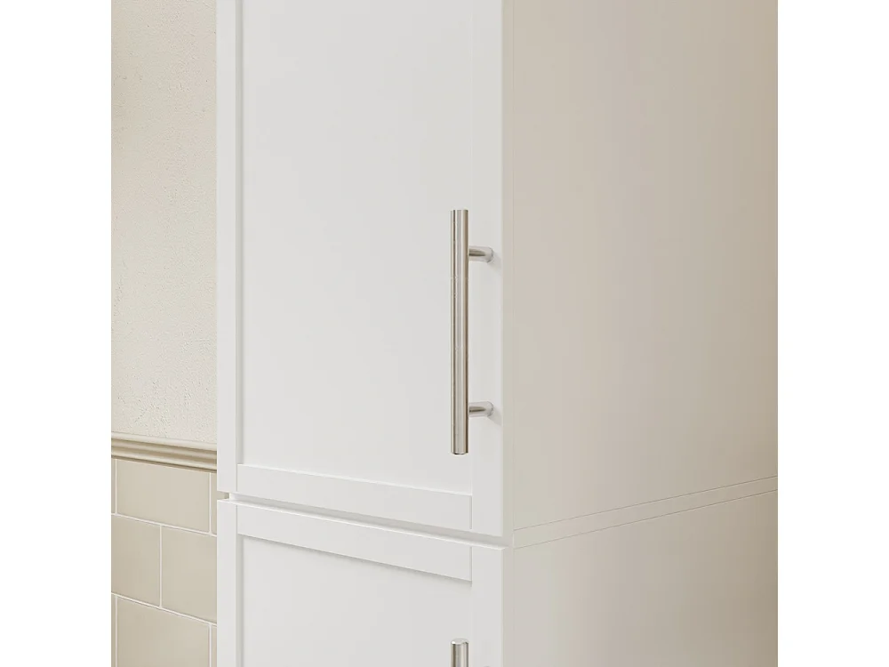 SoBuy Bathroom Tall Cabinet Drawer Door White 30x40x180cm BZR243-W