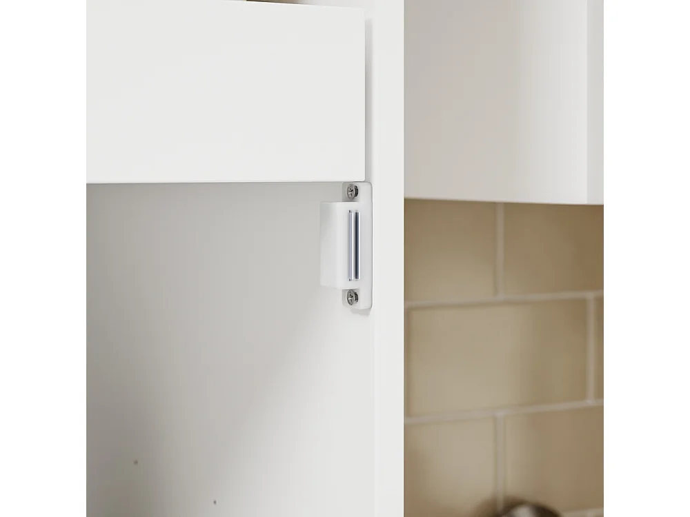 SoBuy Bathroom Tall Cabinet Drawer Door White 30x40x180cm BZR243-W