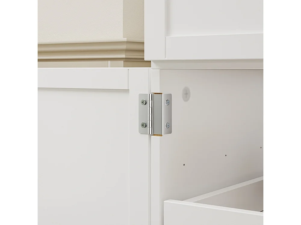 SoBuy Bathroom Tall Cabinet Drawer Door White 30x40x180cm BZR243-W