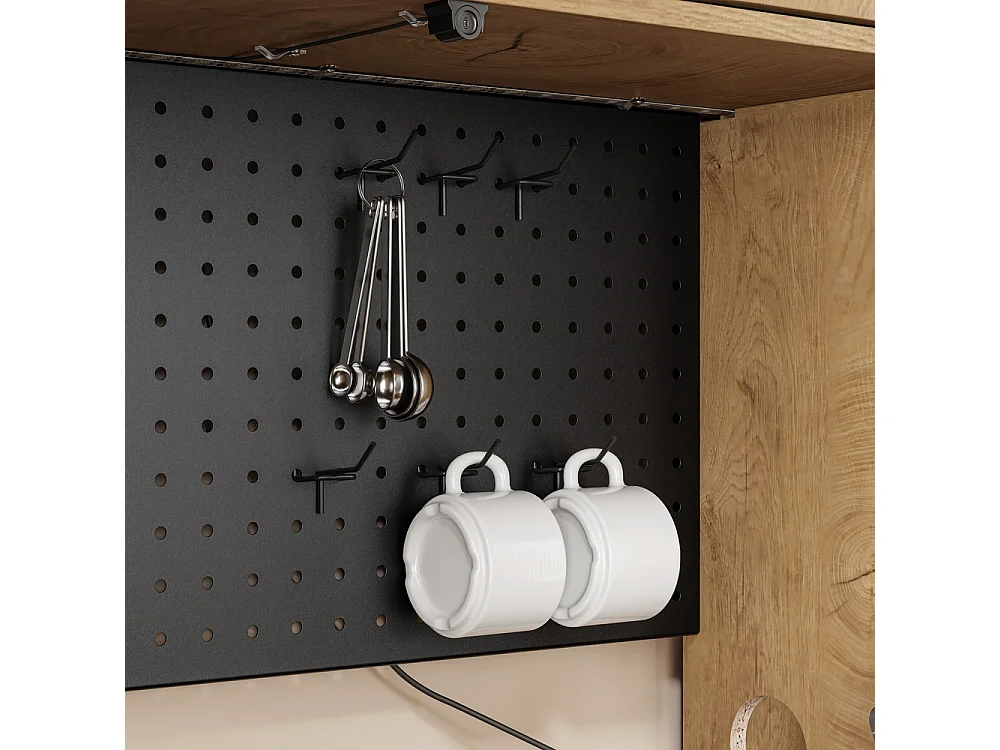 SoBuy Kitchen Sideboard with Drawer Door Shelf Light Oak 100x40x170cm FSB98-L-E-N