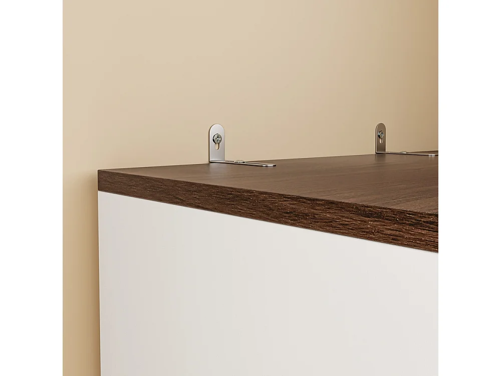 SoBuy Wardrobe Drawer Door White Wood 70x55x187cm KSB04-W