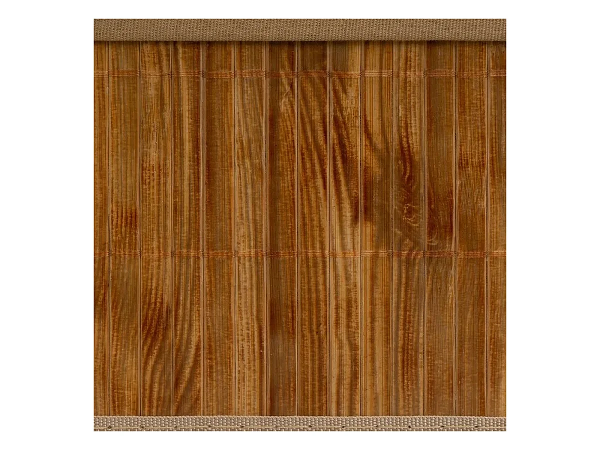 Lot de 4 Paniers de Rangement Multiformes en Bambou et Tissu Marron,Corbeilles Multi-Usages Décoratives