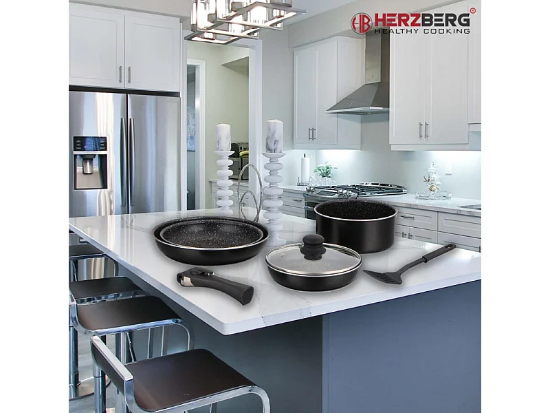 Herzberg Ensemble de cuisson 7pcs