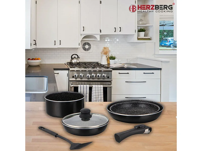Herzberg Ensemble de cuisson 7pcs