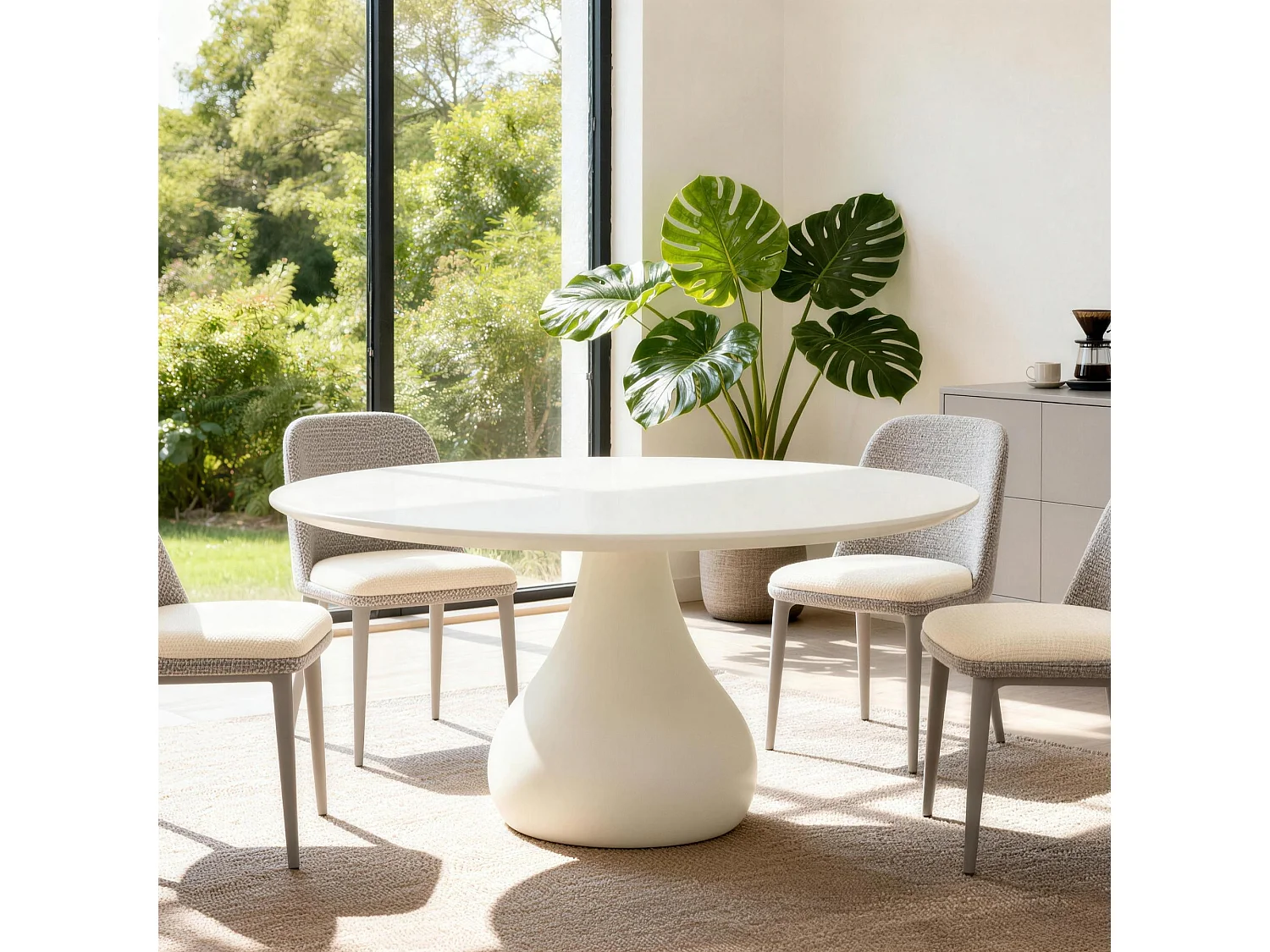 ELEMENTI CORDOBA Eettafel Groot 152x152x75