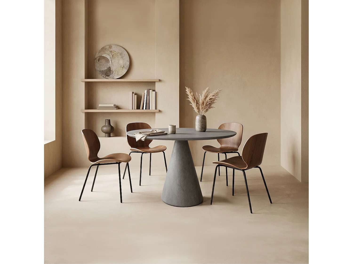 ELEMENTI RIO Table à manger Moyenne 91.4x91.4x75