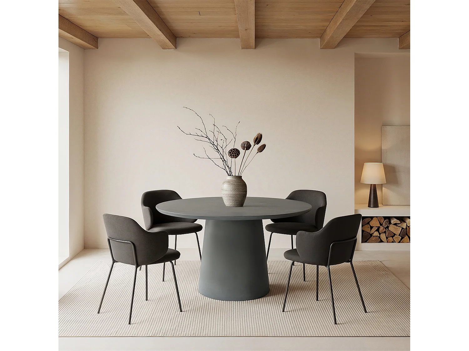 ELEMENTI RIO Table à manger Moyenne 122x122x75
