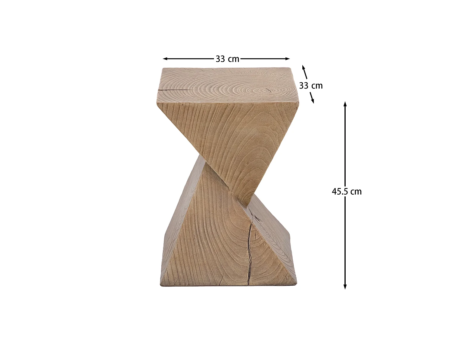 ELEMENTI DUMBO Table d'appoint 33x33x45.5